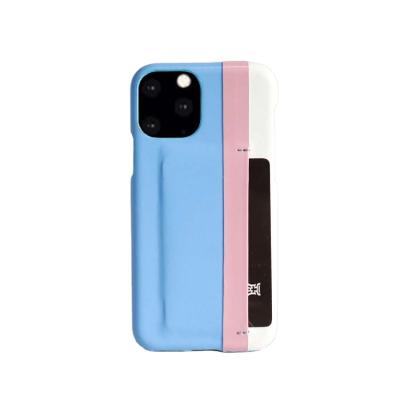 China Fanshion Wholesale Hot Designer Colorful Common Cell Phone Leather Case Slot PU Card Holder For Iphone 12 for sale