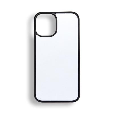 China Factory direct witness shockproof 2d free pc sublimation with metal foil phone case for iphone 11 sublimation black plastic case for sale