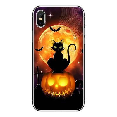 China 2021 Anti-falling Halloween Phone Case Ghost Pumpkin Prime Design Unique Custom Design Phone Cell Phone Case for sale