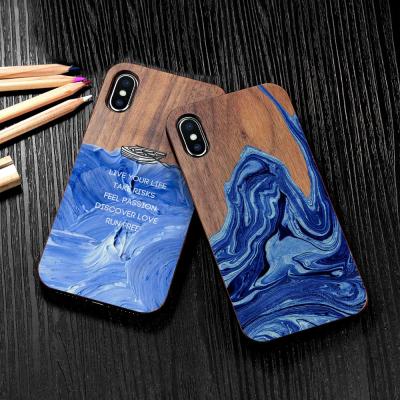 China Shockproof For Iphone 12/13 pro Max Ultrathin Shell Custom Design Printer Clear Cheap Soft PC Wooden Protective Mobile Phone Case Cover for sale