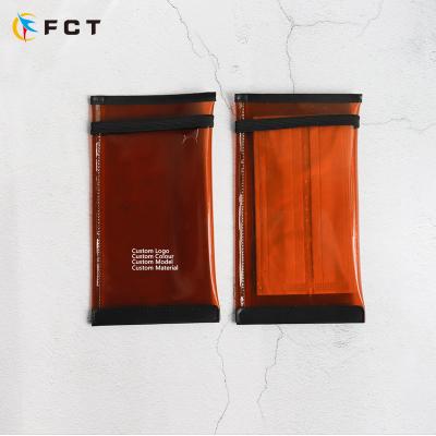 China Waterproof Foldable Small PVC Wallet Mobile Phone Storage Bag With String Portable Dustproof Bags for sale