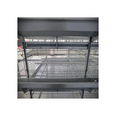 China Poultry Chicken Farms Quality Assurance Automatic Brooder Cage Equipment H Type Stacked Pullet Rearing Cage for sale