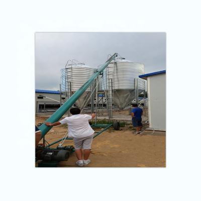 China Durable 10/15/20 Ton Hot Galvanized Sheet Feed Storage Silo For Poultry Chicken Pig Farm for sale