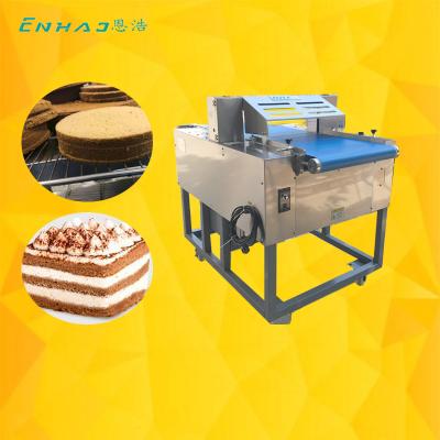 Chine Bakery machinery commercial horizontal sponge sandwich cake layer cutting slicing slicer machine à vendre