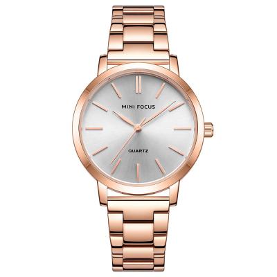 China Simple MF0307L Water Resistant Fashion Ladies Watch Stainless Steel Brand Quartz Waterproof Ladies Watch for sale