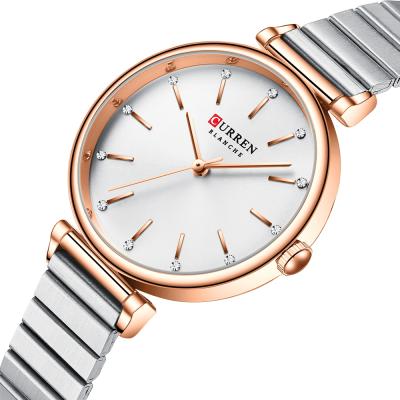 China Water Resistant 2021 New Coming Luxury Ultra Thin Diamond Quartz Watches for sale