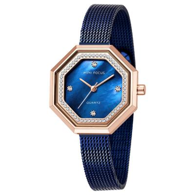 China 2021 Top Selling Water Resistant Women Watches Mesh Strap Analog Ladies Wristwatches Luxury Quartz Watch for sale