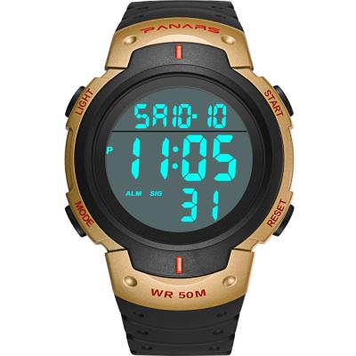 China Hot Sales Automatic Luminous Waterproof Fashion Date PNS 8208 Sport Cool Digital Watch For Men for sale