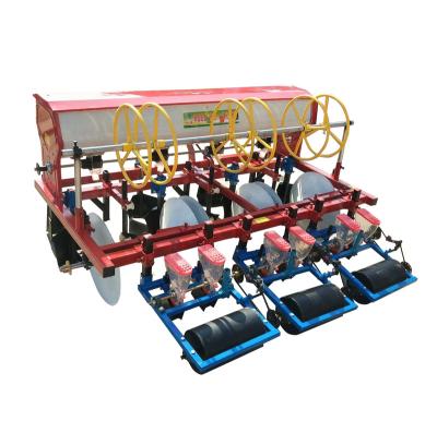 China Vegetable 3 ridges 6 rows ridging seeder fertilizer machine seed drill for sale