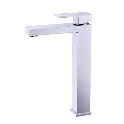 China High Quality Brass Bathroom Basin Faucet Mixer Taps Single Lever Large Metered Bath Room Lavatory Faucet Faucets for sale