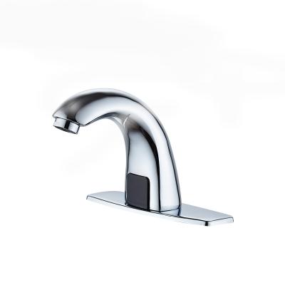 China High Quality Brass Touchless Bathroom Sense Faucets Smart Basin Sensor Electric Faucet Faucet for sale