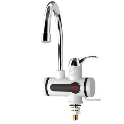 China HOT SELLING Instant 3S Hot Water Heater Fast Heating Tap Electric Water Kitchen Tankless Faucets Thermostatic Faucets With LED Digital Display for sale