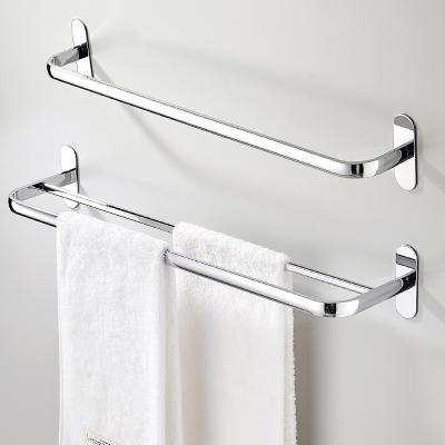 China Bathroom Accessories 304 Stainless Steel Towel Rack Good Quality Stainless Steel Wall Mounted Durable Towel Rack Heater Towel Double for sale