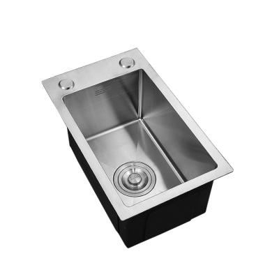 China High Quality Modern Stainless Steel Small Sink Faucet Handmade Single Bowl Kitchen Sink Without Bowl for sale