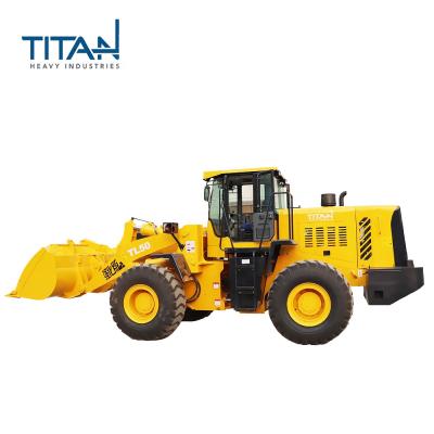 China Hotels titan brand 5.0ton spare parts make Front Wheel Loader zl50 for garden compact payloader 5 ton for sale for sale