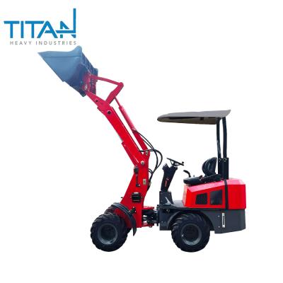 China Mini Front End Tractor Loader 600kg Hydrostatic Wheel Loader TL06 Hotel Excavator Loaders TL06 mini for sale for sale