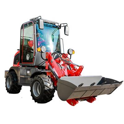 China Hotels factory direct sale wheel loader 1.2ton hoflader k loader radlader for farm work for sale