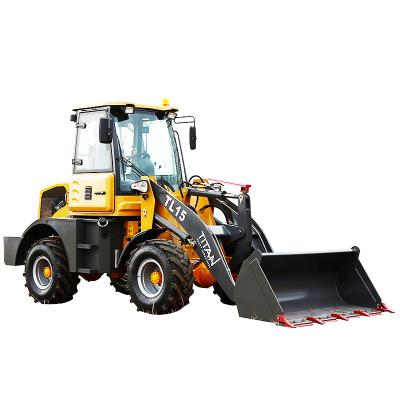 China Hotels Titan Loader 1500kg Articulated Front End Loader Good For European for sale