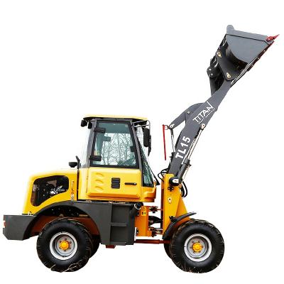 China Hotels Chinese1500kg Small Wheel Loader ZL15 Mini Wheel Loader for sale