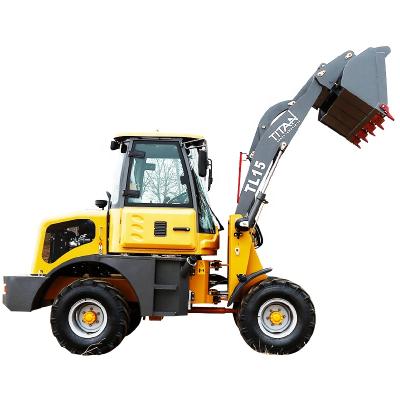 China Cheap price Zl15 hotels 1.5 ton earth weel loader wheel horse moving bucket for sale for sale