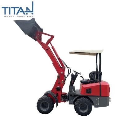 China Titanhi tl06 small Mini Farm Telescopic Wheel Loader 600kg tractor attachments mini wheel loader for sale