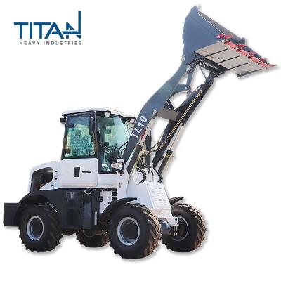 China Hotels China Factory Popular Titanhi Zl16f 1600kg Wheel Mini Loader With Ce for sale