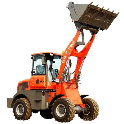 China Titanhi 1600kg Front End Compact Wheel Tractor Loader For Hotels For Sale With Ce for sale