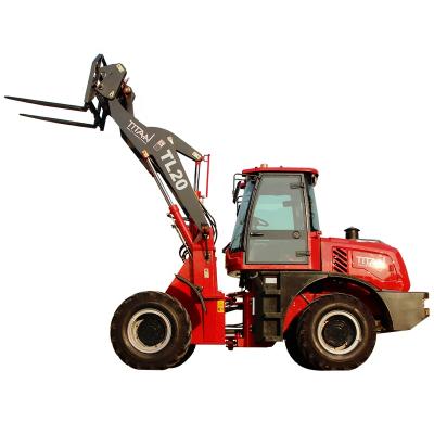 China Building material stores China titan 2000kg wheel loader payloader construction machine with 4 in 1 bucket for sale