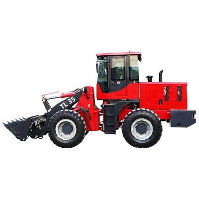 China Front End Loader Engine 3.5t 3.5 Ton Wheel Loaders Hoflader Hotels OEM Manufacturer For Sale for sale