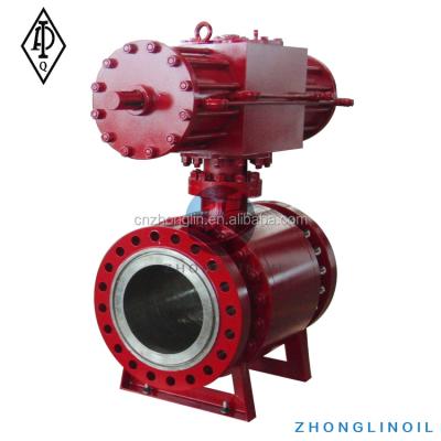 China Oilfield API 6A Hydraulic Ball Valve for sale