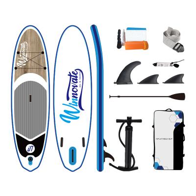 China Enjoy wonderful surfing experience WINNOVATE1693 drop boarding inflatable inflatable standup paddleboard surfing paddle board for sale