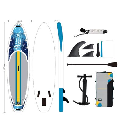 China Water Sport Activity WINNOVATE1702 Drop Shipping Stand Up Paddle Board Sip Board Inflatable Surfboard Fins for sale