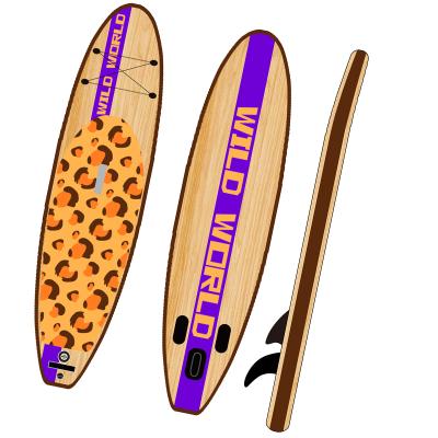 China Water Sport Activity WINNOVATE907 Inflatable Drop Shipping Surf Board Paddle Wood SUP for sale