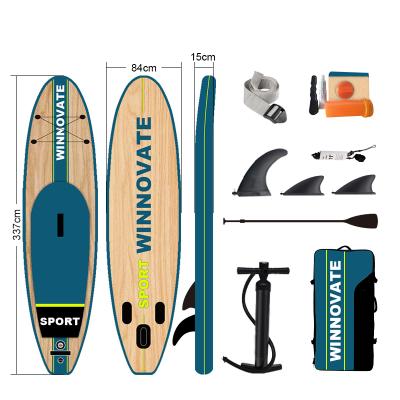 China WINNOVATE1317 Best Quality Water Sport Activity Kayak Board Inflatable Boogie Board Inflatable Sip Board for sale