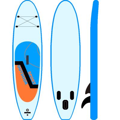 China Water Sport Activity WINNOVATE1523 Inflatable Drop Stitch Board Supboard Supboard Air Paddle Board With Fins for sale