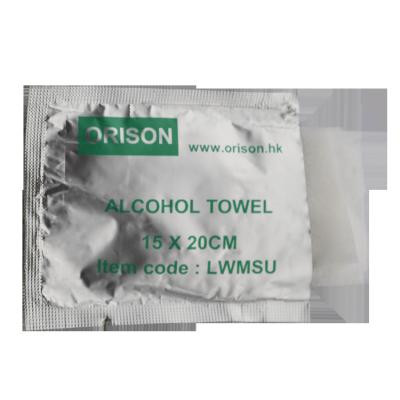 China Single Wet Wet Wet Cloth Package Alcohol Towel Wet Cleaning Cloths Packing Materials for sale