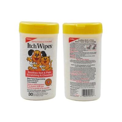 China Sustainable Hot Sale Pet Moist Wipe For Dog Wipes Canister Daily Cleaning Wet Packaging for sale