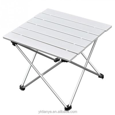 China Modern Outdoor Portable Roll Up Ultralight Side Picnic Mini Folding Camping Table With Aluminum Storage Bag for sale