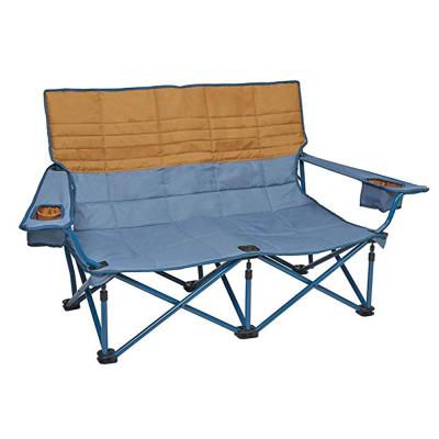 China Tianye Modern Double Seat Camping Chair Folding Beach Chair With Cup Holder for sale