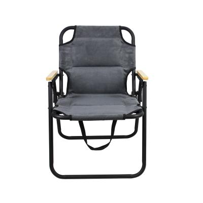 China Tianye Modern Outdoor Single Bench Garden Patio Relax Folding Chair Chair With Wooden Arm for sale