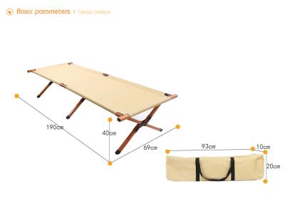 China Portable Folding Collapsible Cradle Travel Military Bed Oxford Aluminum Outdoor Rising Single Bed for sale