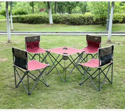 China Modern Outdoor Furniture Camping Folding Picnic Table Chair Set for sale