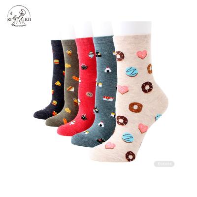 China JD- E298 QUICK DRY cotton socks women fashion stylished crew socks women's socks for women for sale