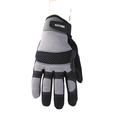 China Durable Amazon Top Sales Touch Screen Mechanic Gloves Logo For Building Engine Working for sale