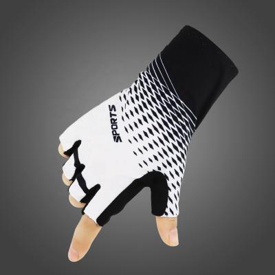 China Fitness Good Quality Sports Gloves Breathable Wear Resistant Cycling Half Finger for sale