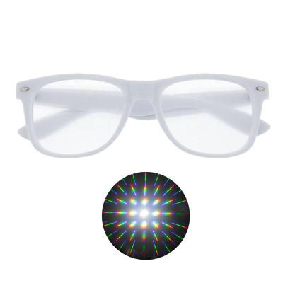 China Diffraction Grating Glass Specialty Diffraction Glasses - Delight Eyes Party Club 3D Trippy for sale