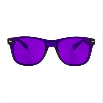 China See Anything Good Color Sensation Chakra Glass Mood Therapy Light Therapy Chromotherapy Glasses for sale