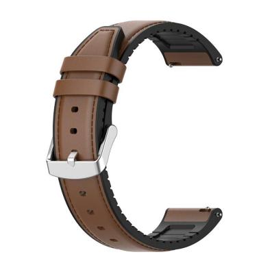 China Watch Band Quick Release Unisex Silicone Leather Watch Band For LEMFO LEM12 Accessories Waterproof Soft Smartwatch Watch Bands Rubber Wrist Strap for sale