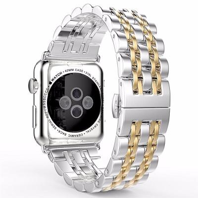 China Fanshion Wholesale Stainless Steel Watch Band For Apple Watch Band Series 1 Se 2 3 4 5 6 for sale