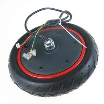 China Inner Tire with Pro Tire Xiaomi M365 Parts Front Wheel Pneumatic 36V 350W Hub Motor M365 External Anti-skidding Spare Parts for sale